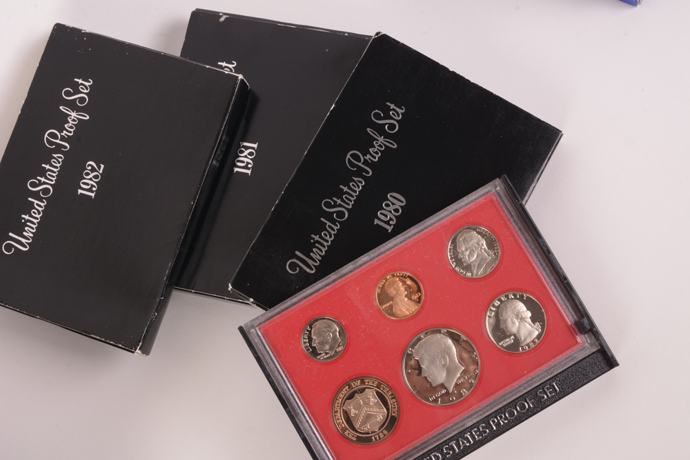 1970 to 1998 United States Proof Sets