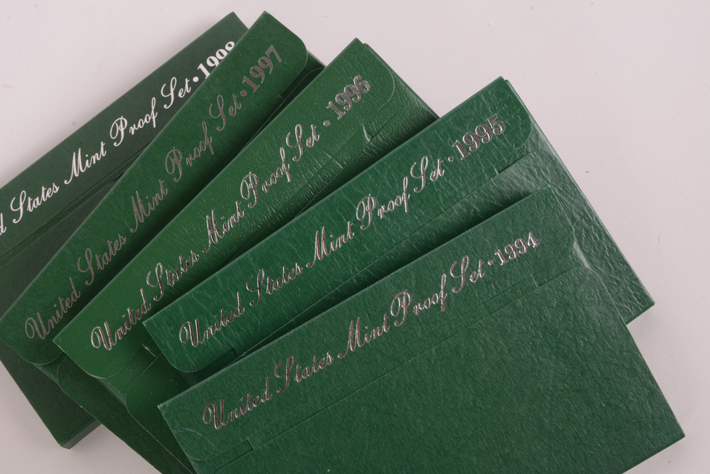1970 to 1998 United States Proof Sets