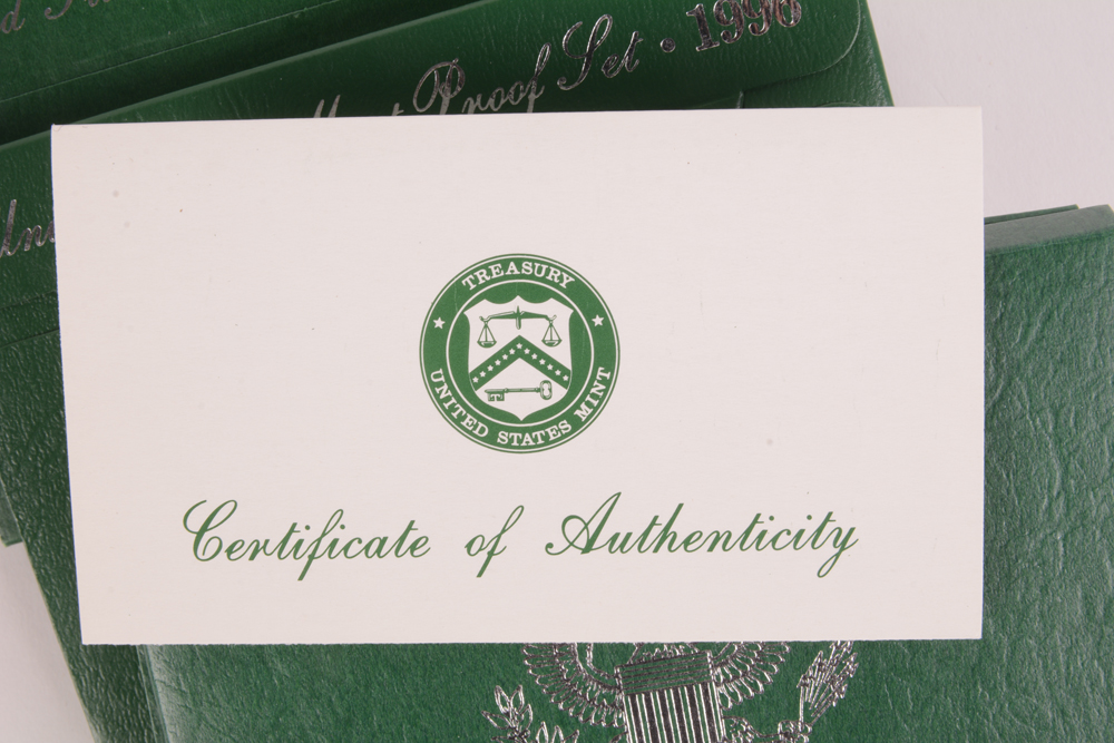 1970 to 1998 United States Proof Sets