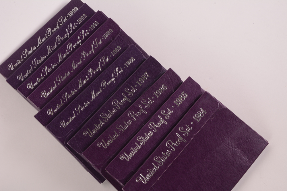 1970 to 1998 United States Proof Sets