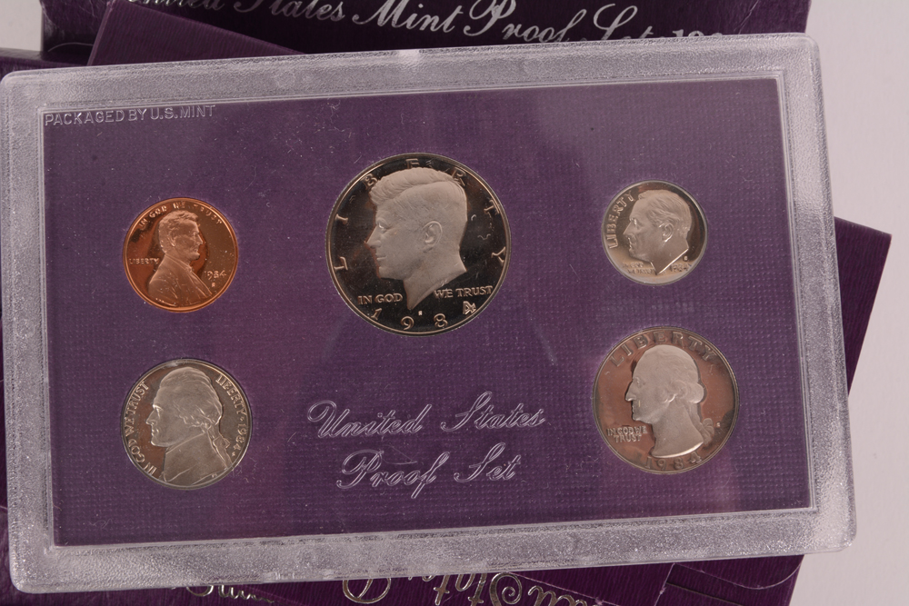 1970 to 1998 United States Proof Sets