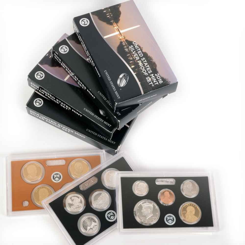 2012-2016 United States Mint Silver Proof Sets