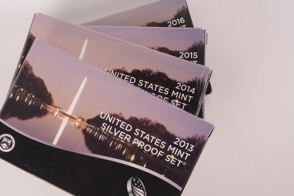 2012-2016 United States Mint Silver Proof Sets