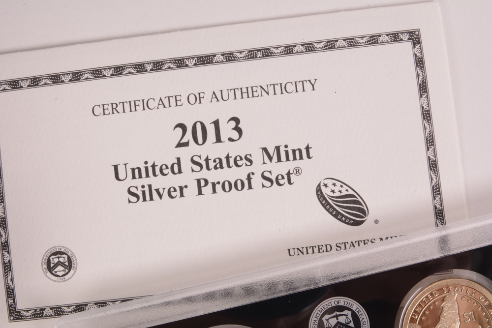 2012-2016 United States Mint Silver Proof Sets