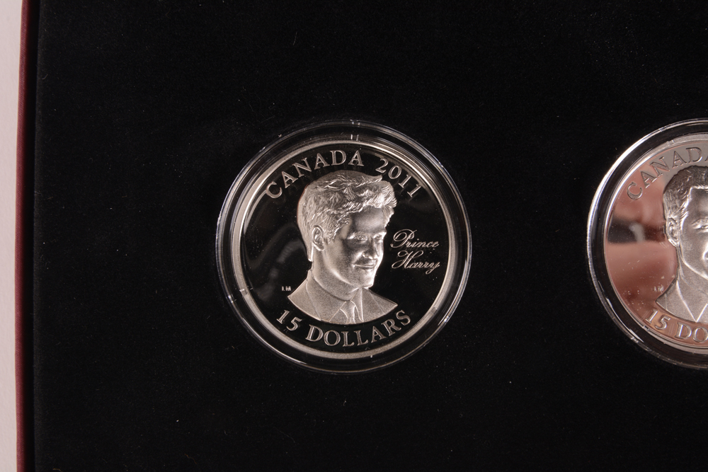 2011 "Continuity of the Crown Series" Ultra High Relief Cameo Sterling Silver Coin Set