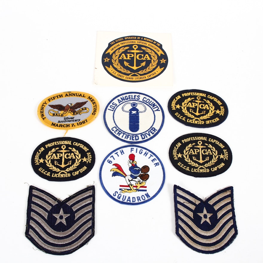 Assortment of Vintage U.S. Military Patches