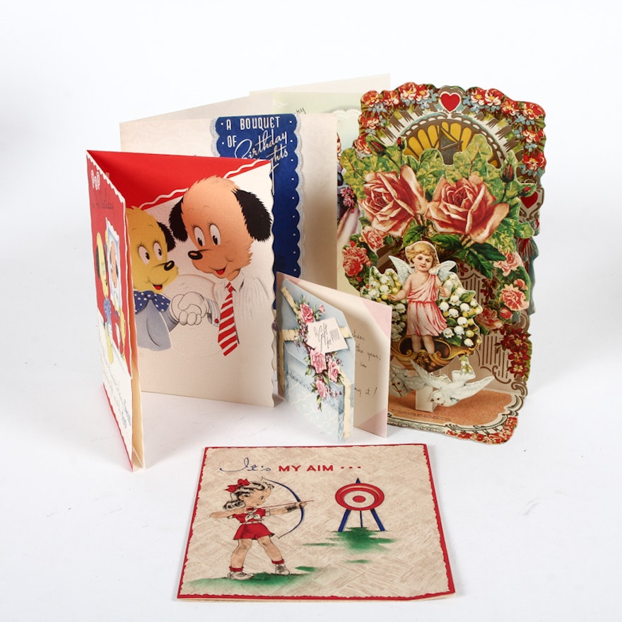 Vintage Greeting Cards and Valentines