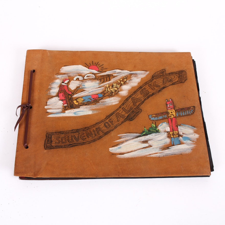 Vintage Alaska Souvenir Scrapbook