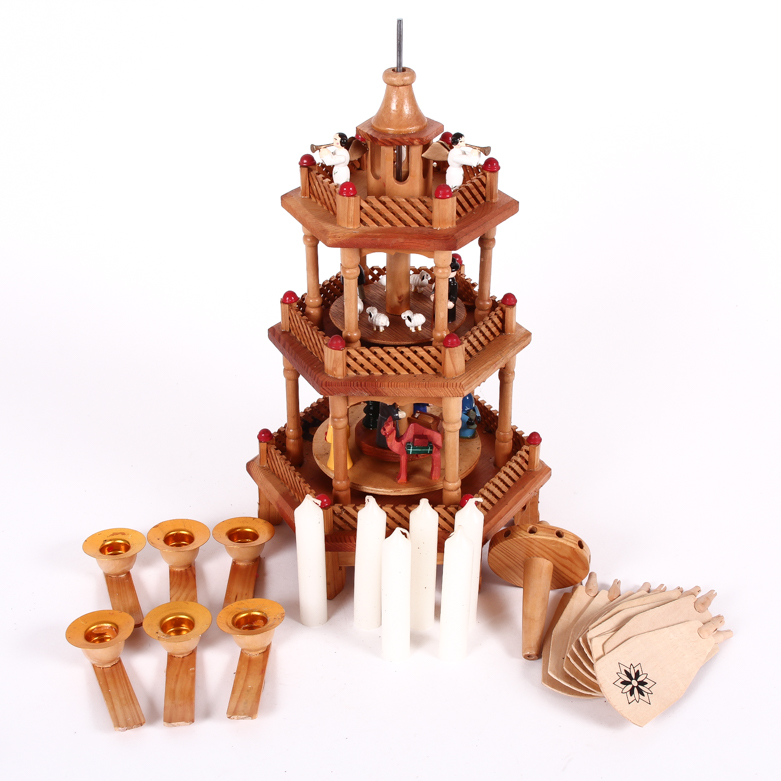 Traditional German Christmas Pyramid