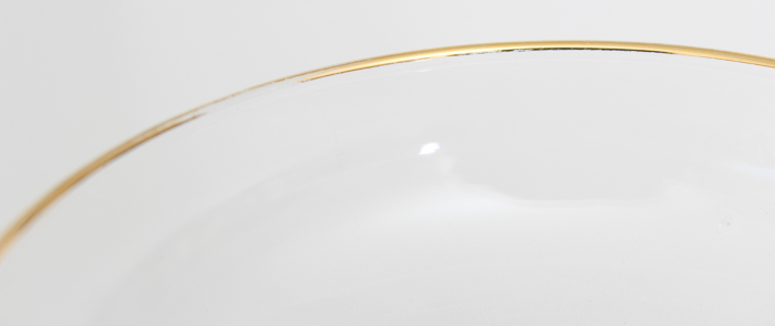 Vintage Frosted Martini Glasses