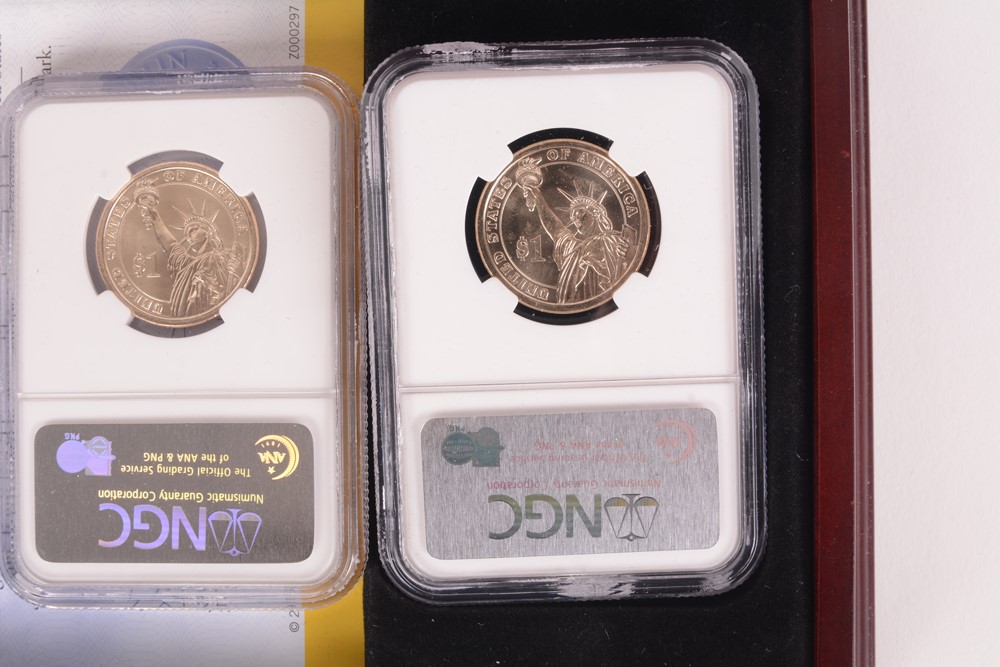 2007 George Washington Gold Dollar Error Coins