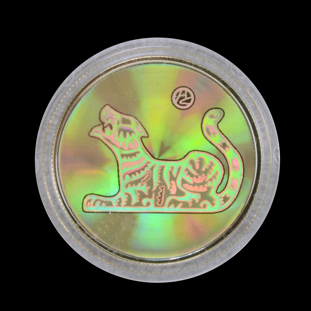 2010 Royal Canadian Mint "Year of the Tiger" 18K Holographic Gold Coin