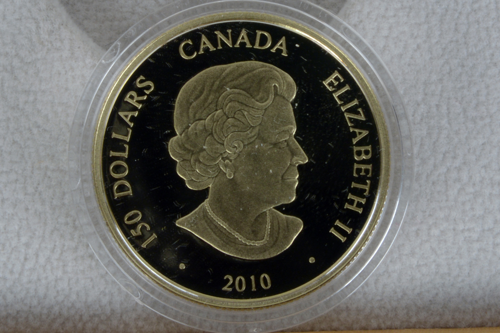 2010 Royal Canadian Mint "Year of the Tiger" 18K Holographic Gold Coin