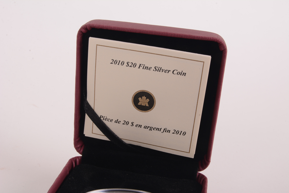 2010 Royal Canadian Mint "First Bank Note" Silver Proof Coin