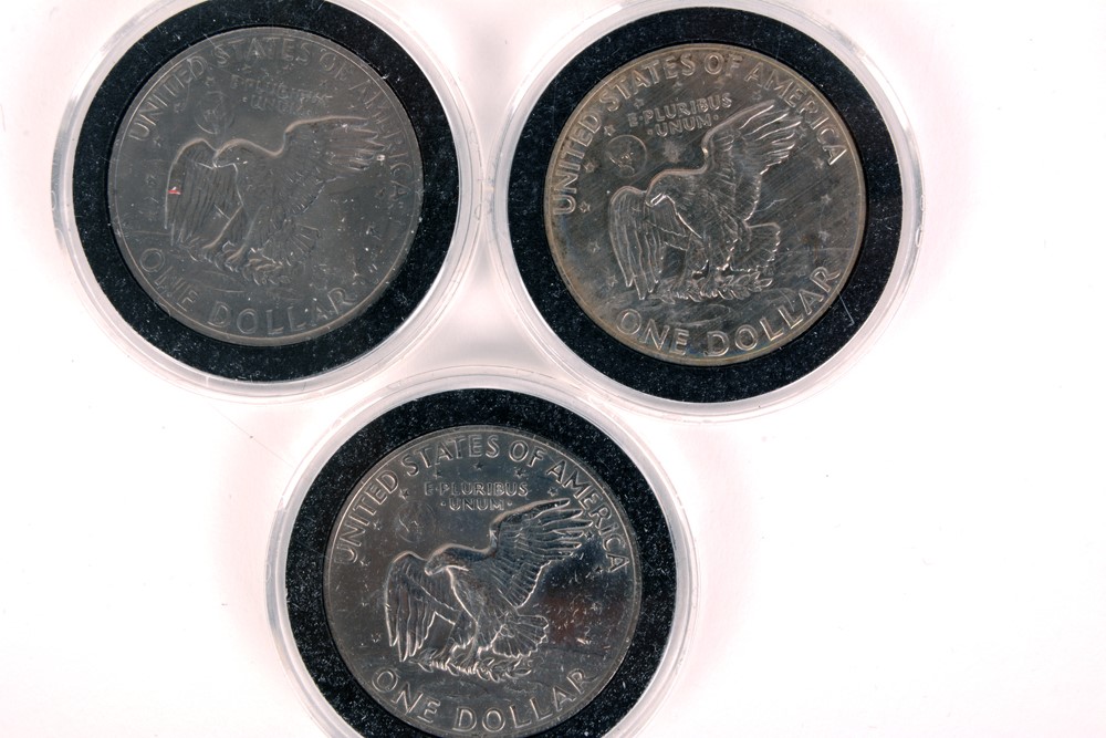 Collection of Susan B. Anthony and Eisenhower Dollar Coins