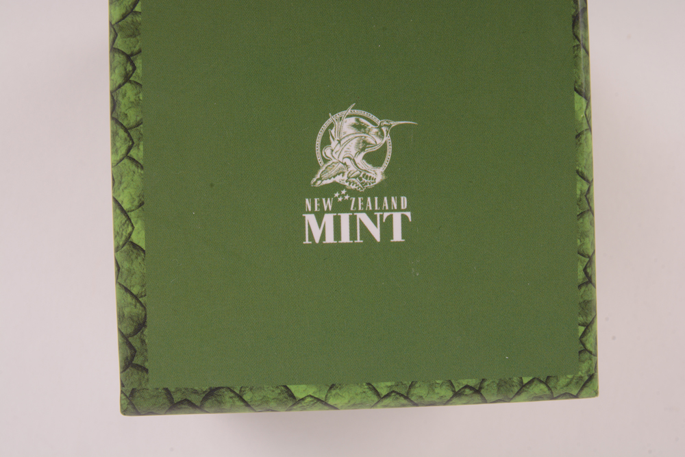 2012 New Zealand Mint "Year of the Dragon" Colorized Silver Proof Coin