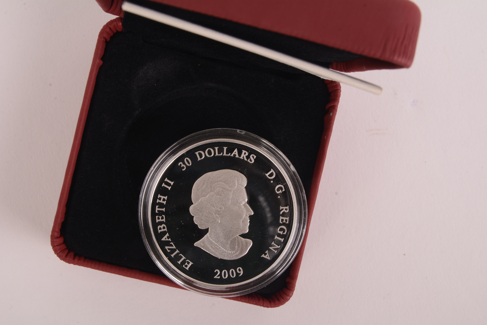 2009 Royal Canadian Mint "International Year of Astronomy" Colorized Silver Coin