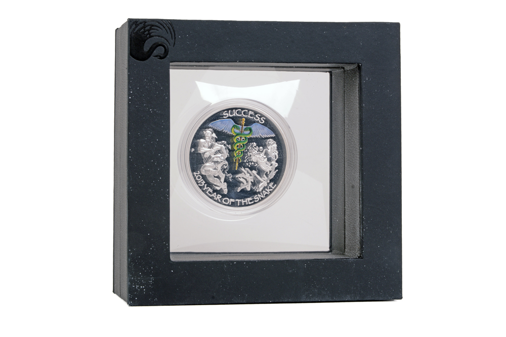 2013 Perth Mint "Year of the Snake" Colorized Silver Proof Coin