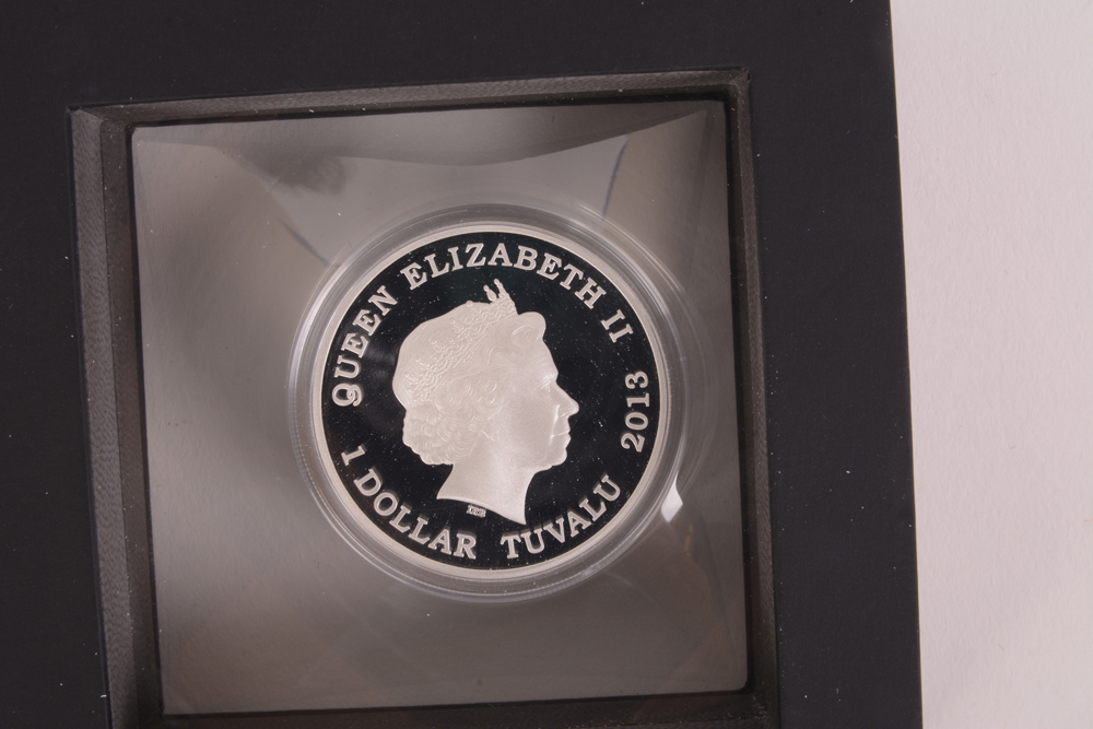 2013 Perth Mint "Year of the Snake" Colorized Silver Proof Coin