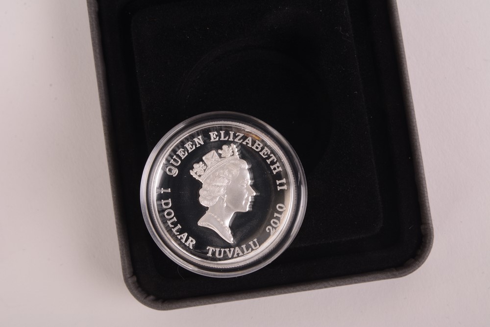 2010 Perth Mint "Pheidippides' Marathon Run" High Relief Silver Proof Coin
