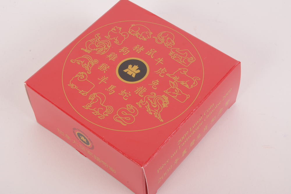 2009 Royal Canadian Mint "Year of the Ox" Sterling Silver Lunar Coin