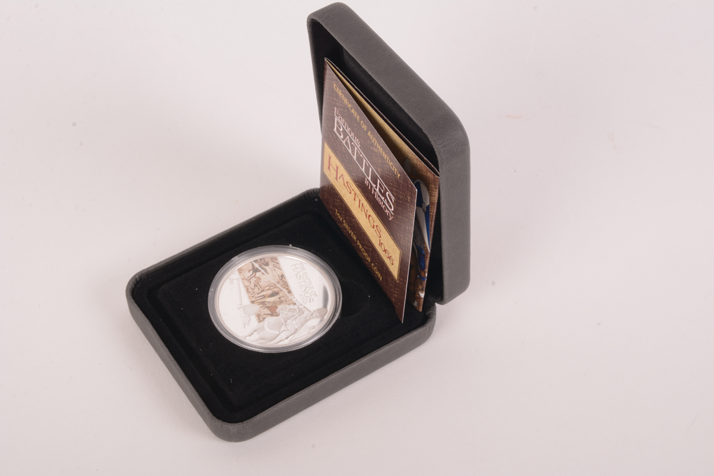 2009 Perth Mint "Battle of Hastings" Colorized Silver Proof Coin