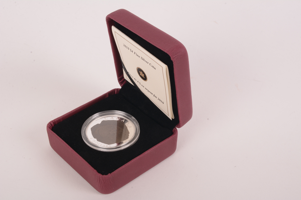 2010 Royal Canadian Mint Giants of Prehistory "Euoplocephalus" Colorized Silver Coin