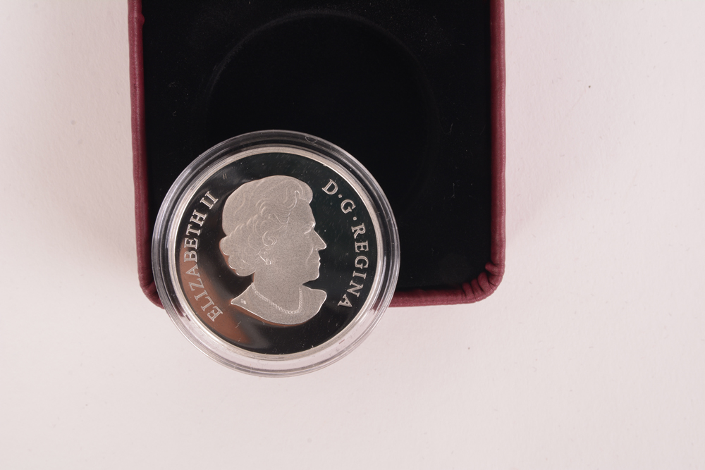 2011 Royal Canadian Mint "The Royal Wedding" Silver Proof Coin with Swarovski Crystal