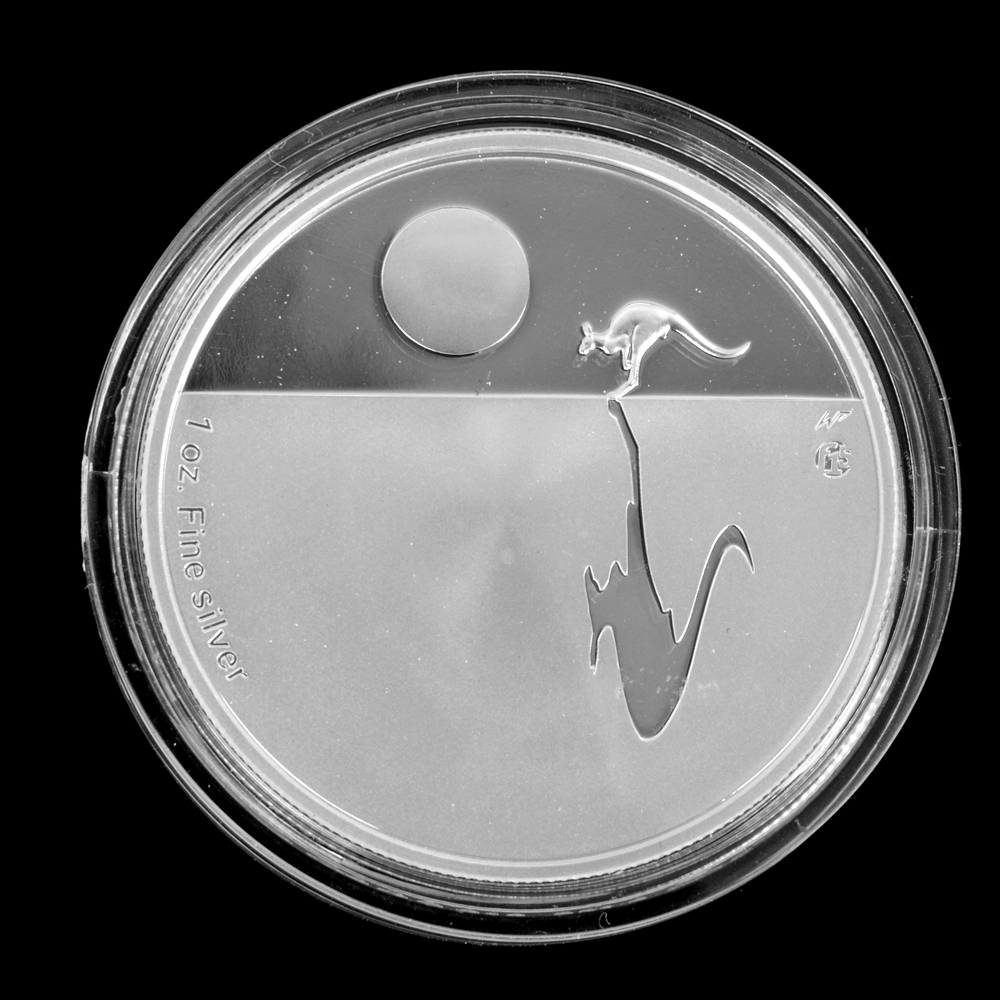 2011 Royal Australian Mint "Kangaroo at Sunset" Silver Proof Coin