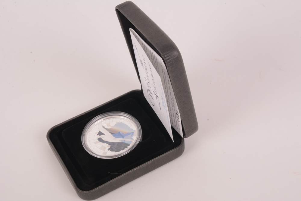 2014 Perth Mint "Wandering Albatross" Colorized Silver Proof Coin