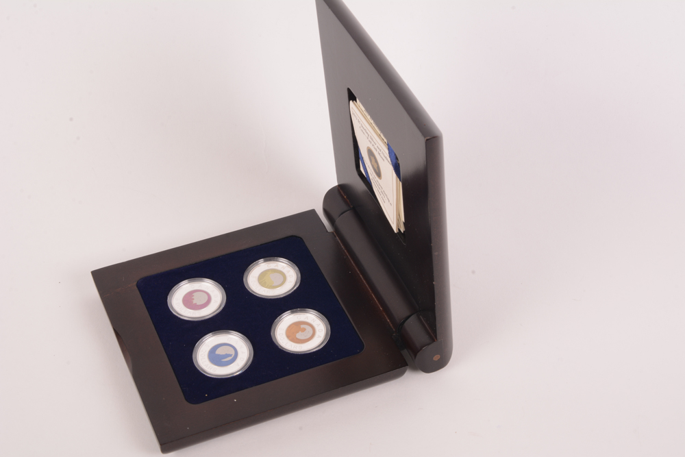 Royal Canadian Mint Sterling Silver and Niobium "Moon" Proof Set