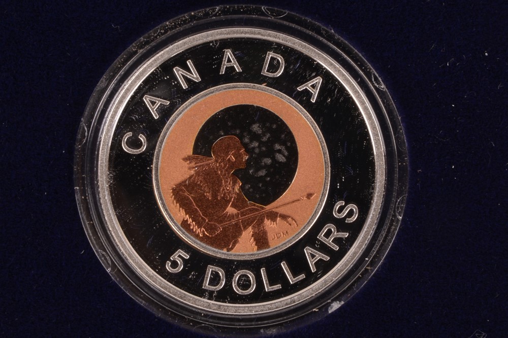 Royal Canadian Mint Sterling Silver and Niobium "Moon" Proof Set