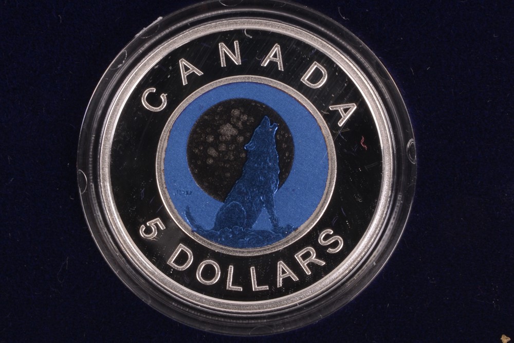 Royal Canadian Mint Sterling Silver and Niobium "Moon" Proof Set