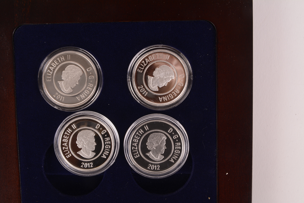 Royal Canadian Mint Sterling Silver and Niobium "Moon" Proof Set