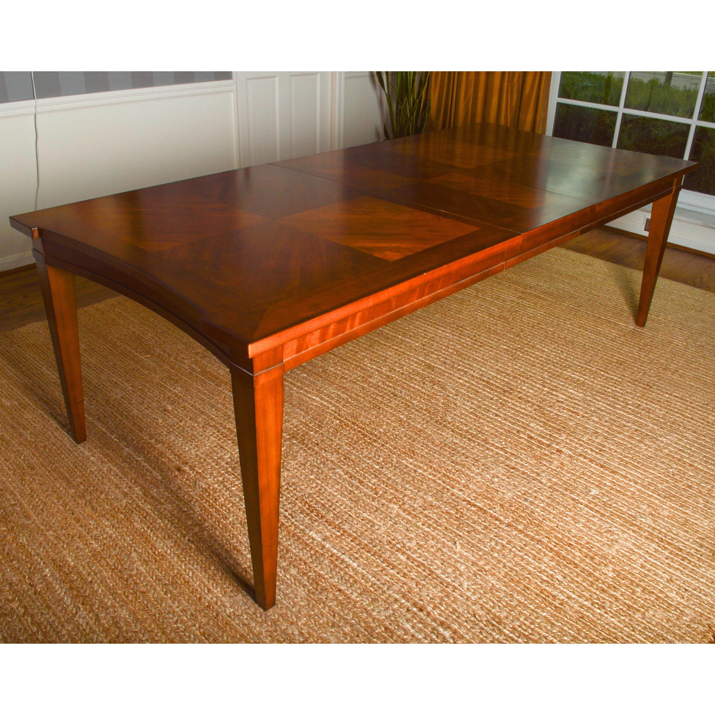 Contemporary Veneer Top Dining Table by Hooker Furniture