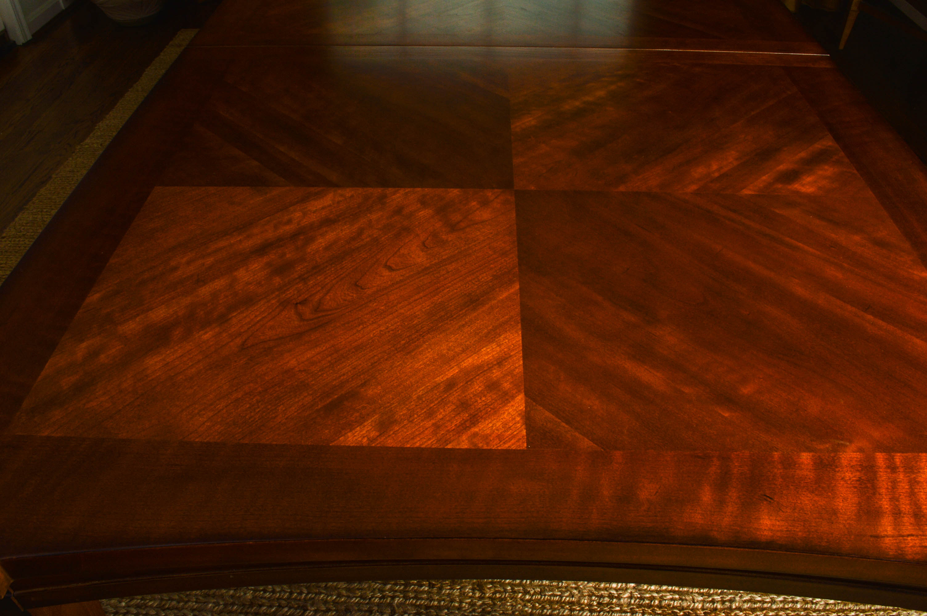 Contemporary Veneer Top Dining Table by Hooker Furniture