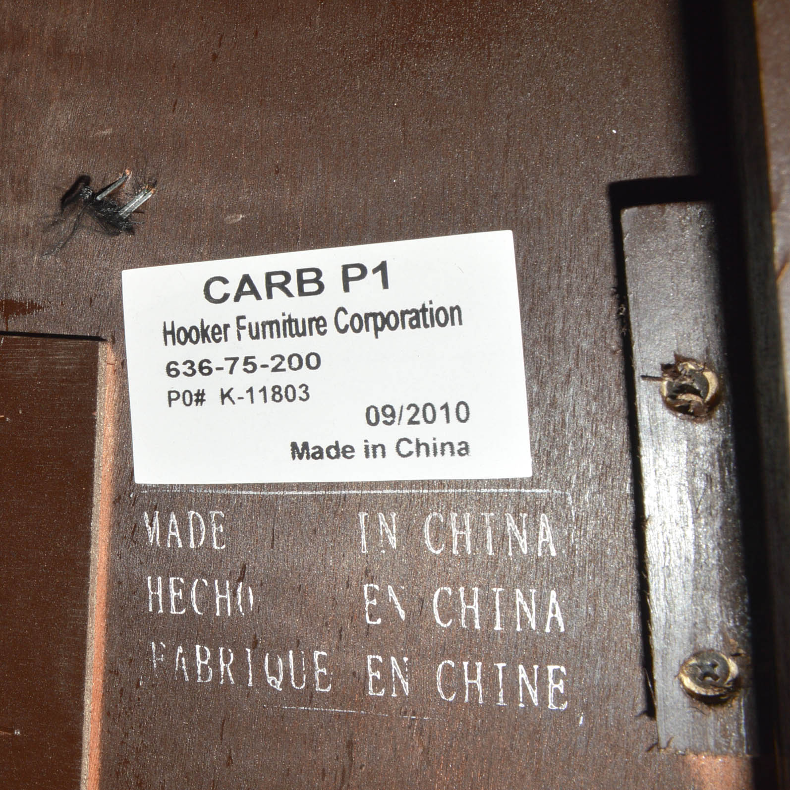 Contemporary Veneer Top Dining Table by Hooker Furniture