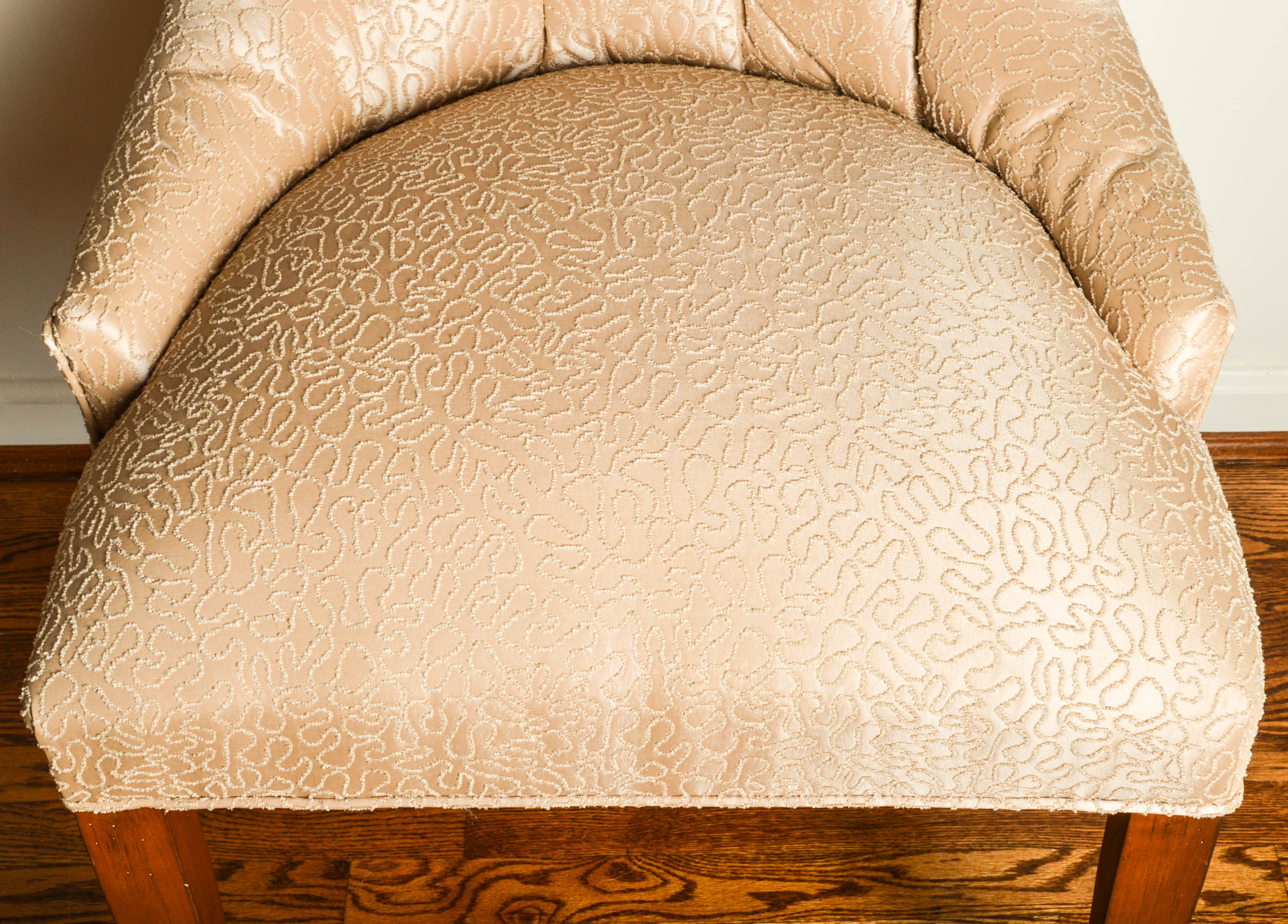 Four Button Tufted Upholstered Dining Chairs