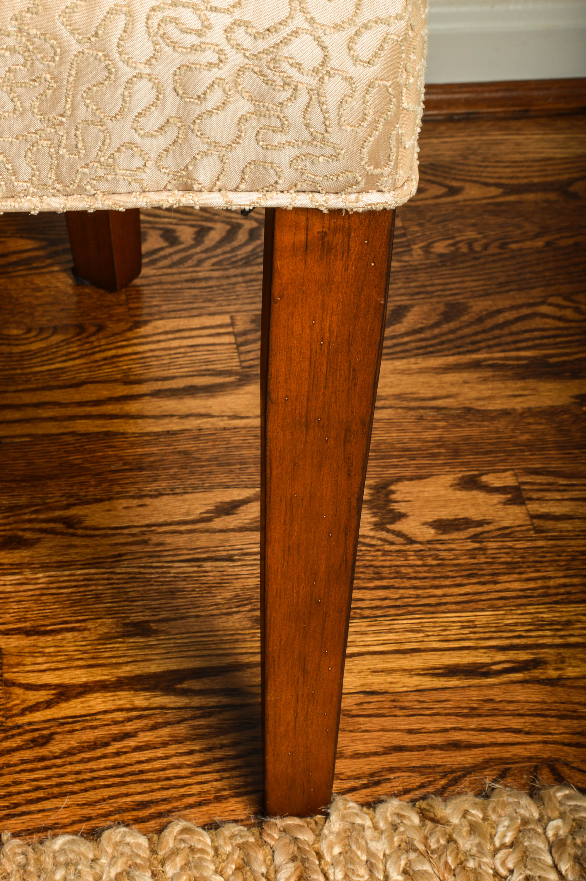 Four Button Tufted Upholstered Dining Chairs