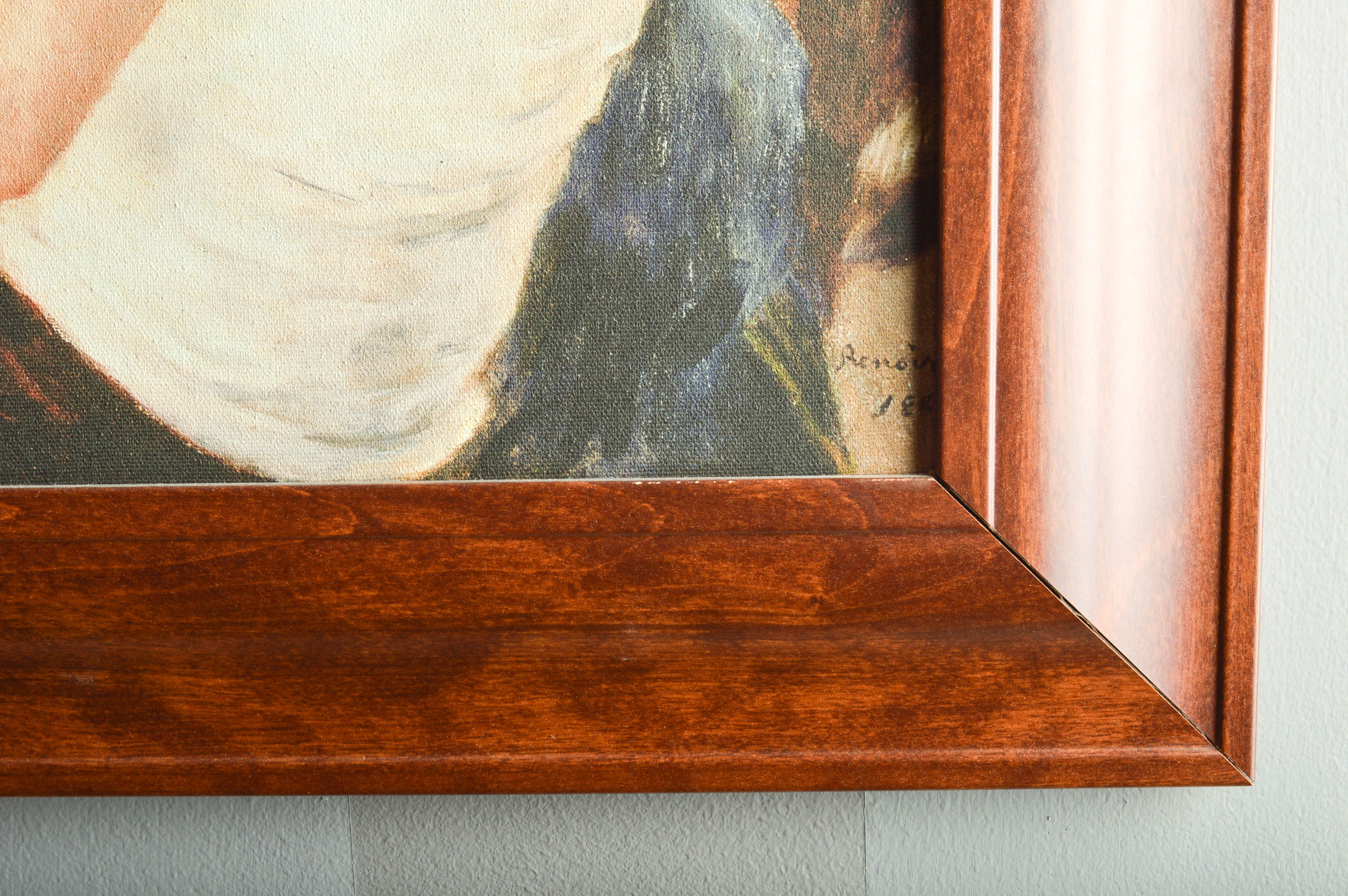 Renoir Giclee Reproduction "Luncheon of the Boating Party" With Picture Light