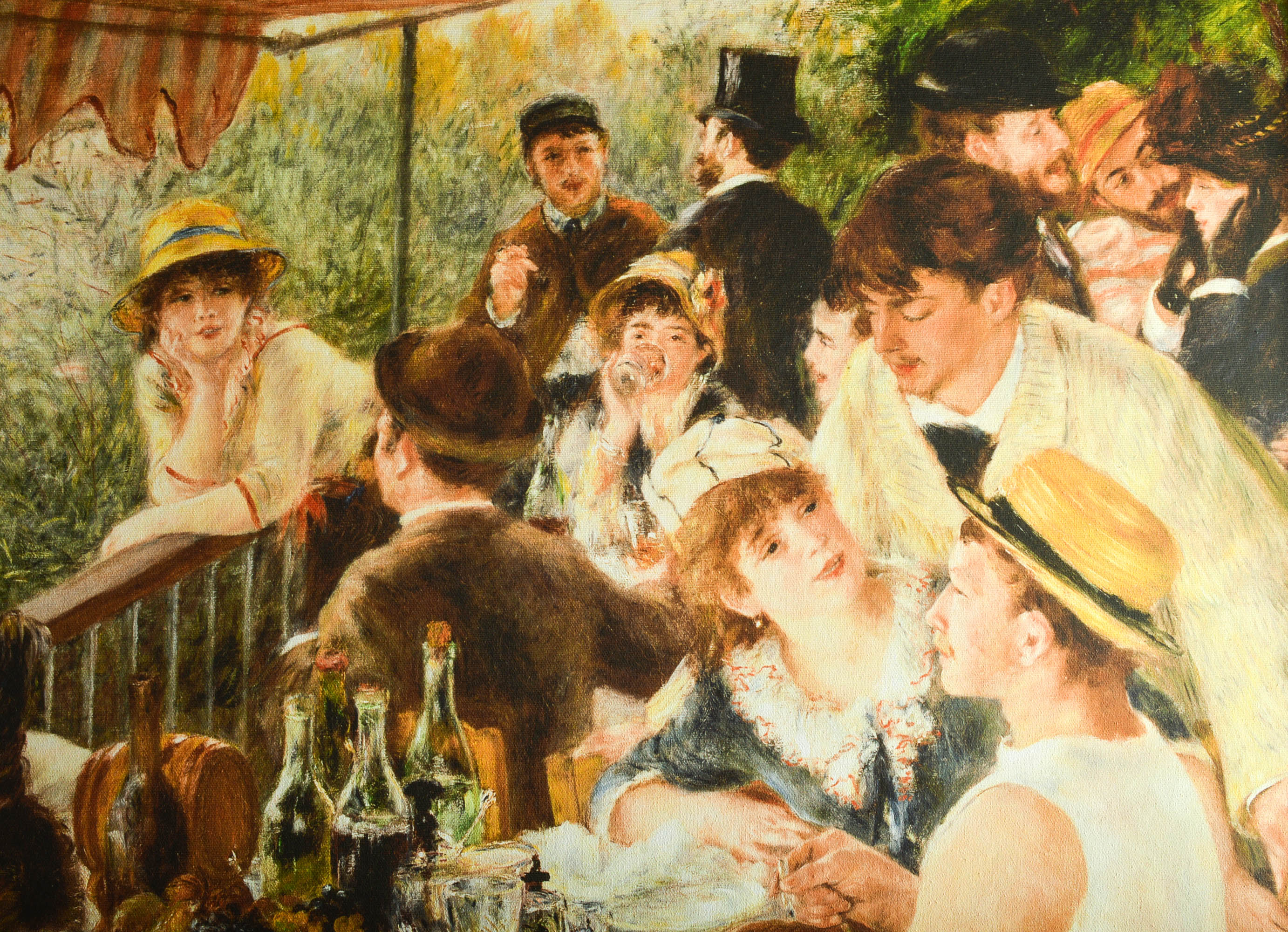 Renoir Giclee Reproduction "Luncheon of the Boating Party" With Picture Light