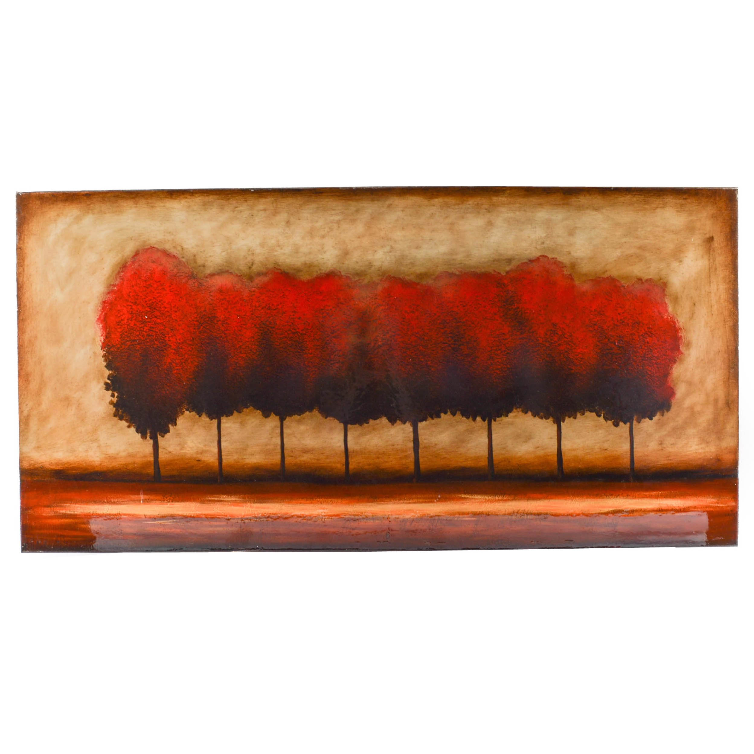 Z Gallerie Contemporary Giclee on Canvas "Autumn Elegance"