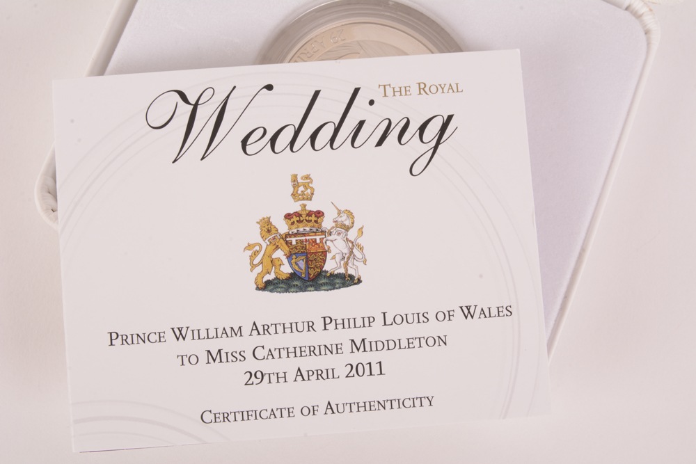 The Royal Mint "The Royal Wedding" Silver Commemorative Coin
