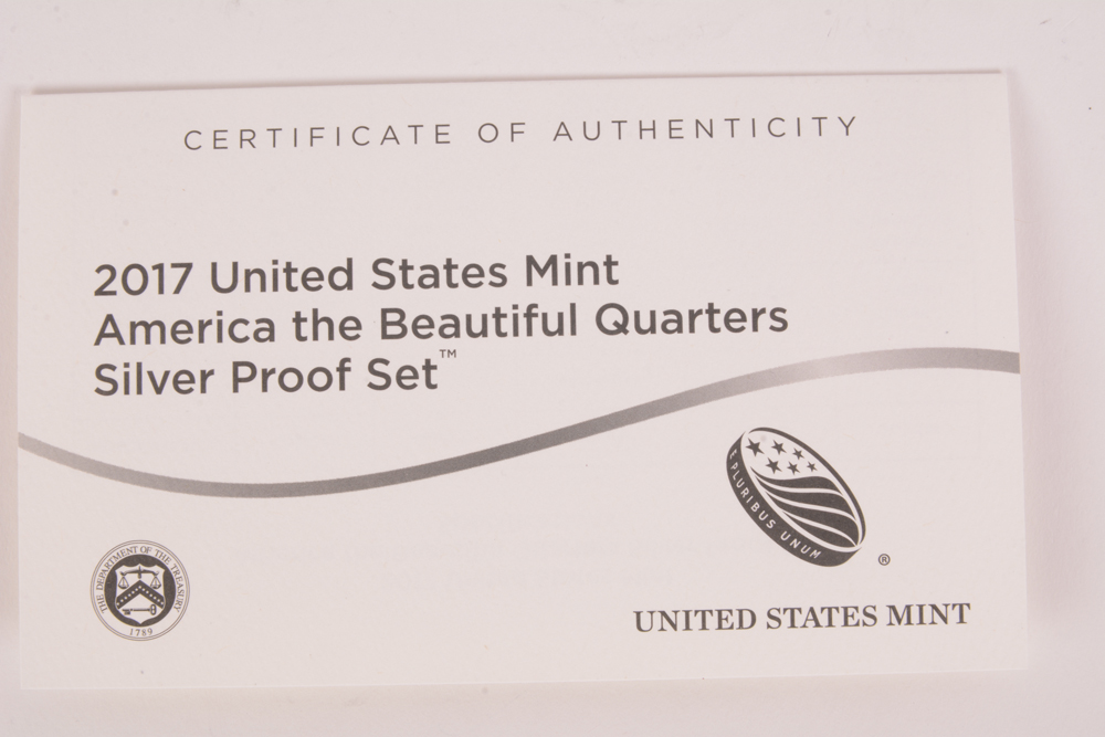 State and America the Beautiful Silver Quarter Proof Sets