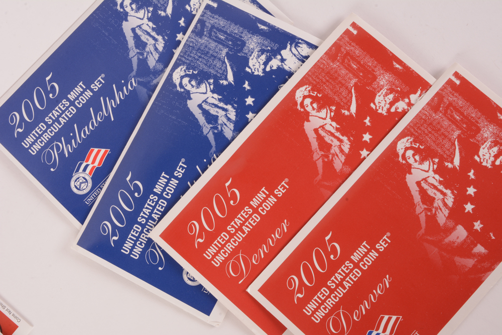 2003-2005 United States Mint Uncirculated Coin Sets