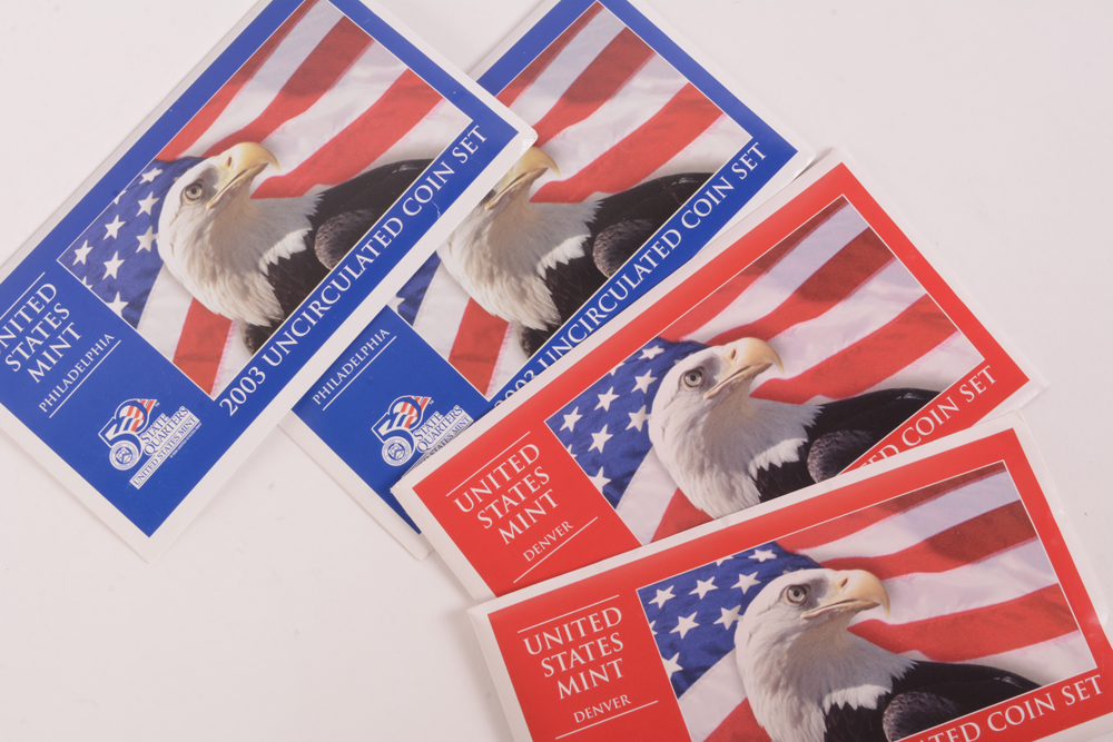 2003-2005 United States Mint Uncirculated Coin Sets