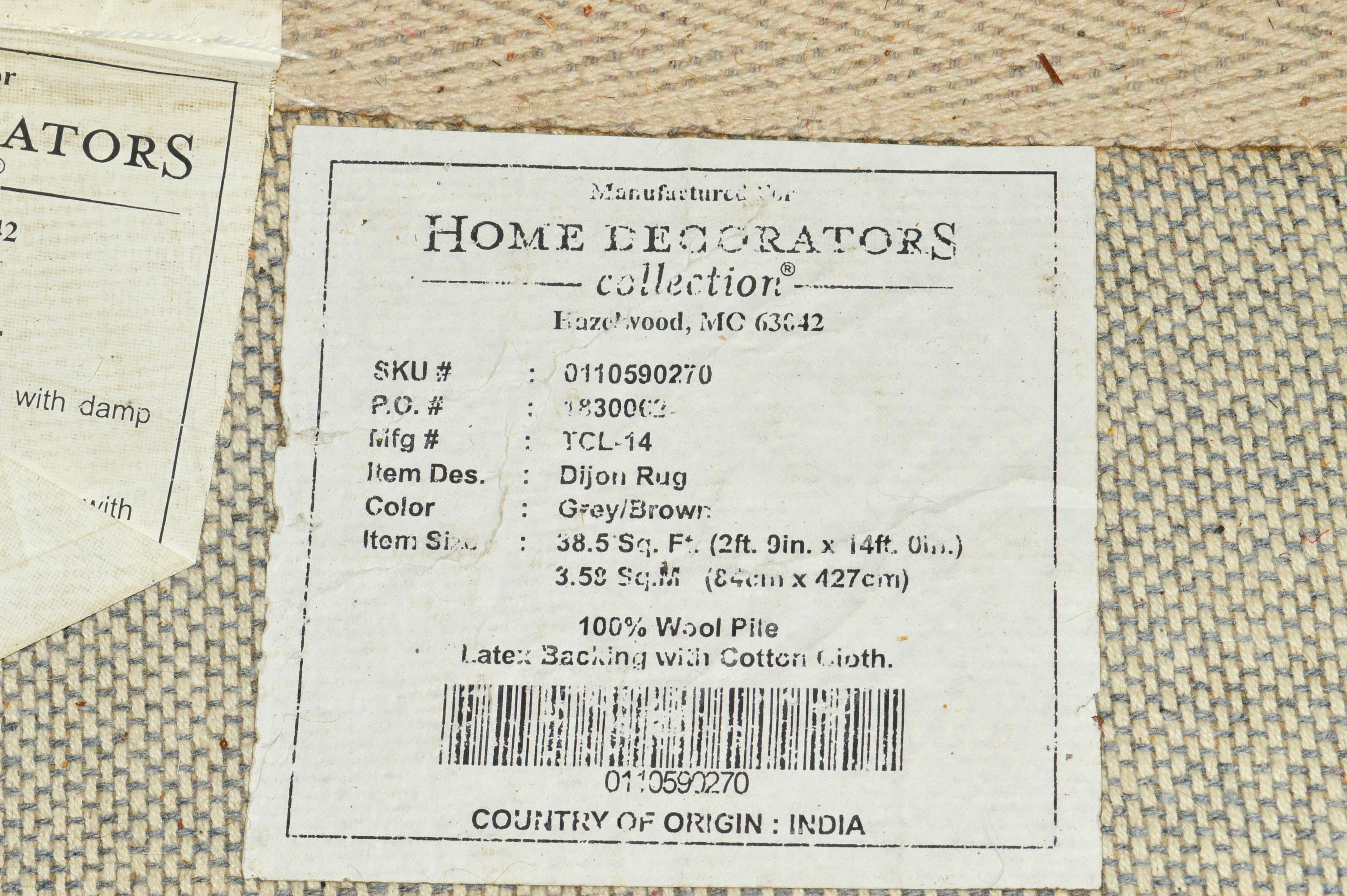 Home Decorators Collection "Dijon" Wool Runner and Accent Rug