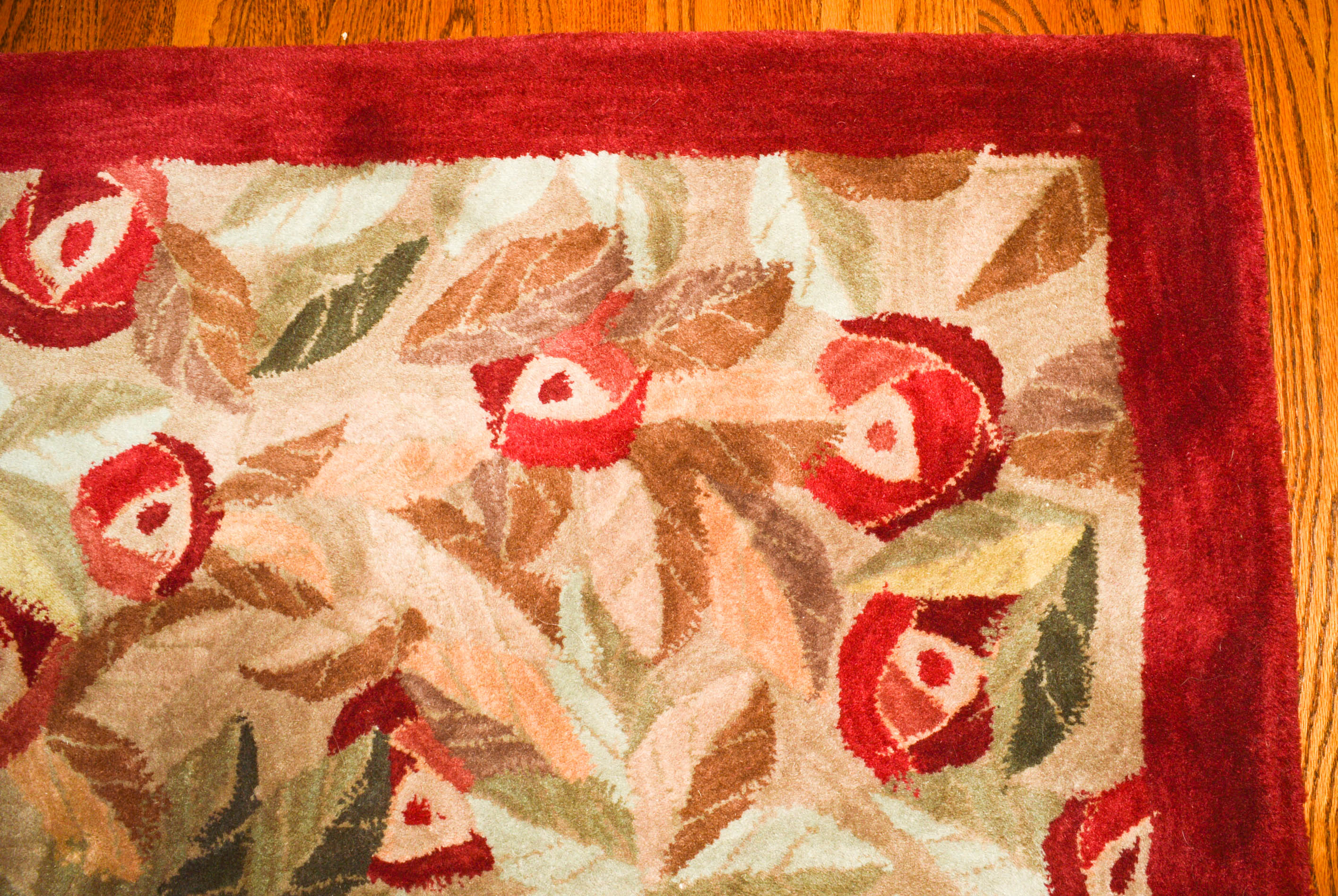 Pottery Barn Hand-Tufted Wool "Bronwyn" Floral Area Rug