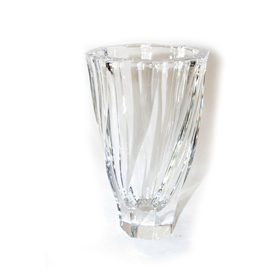 Olle Alberius for Orrefors Crystal "Residence" Flower Vase