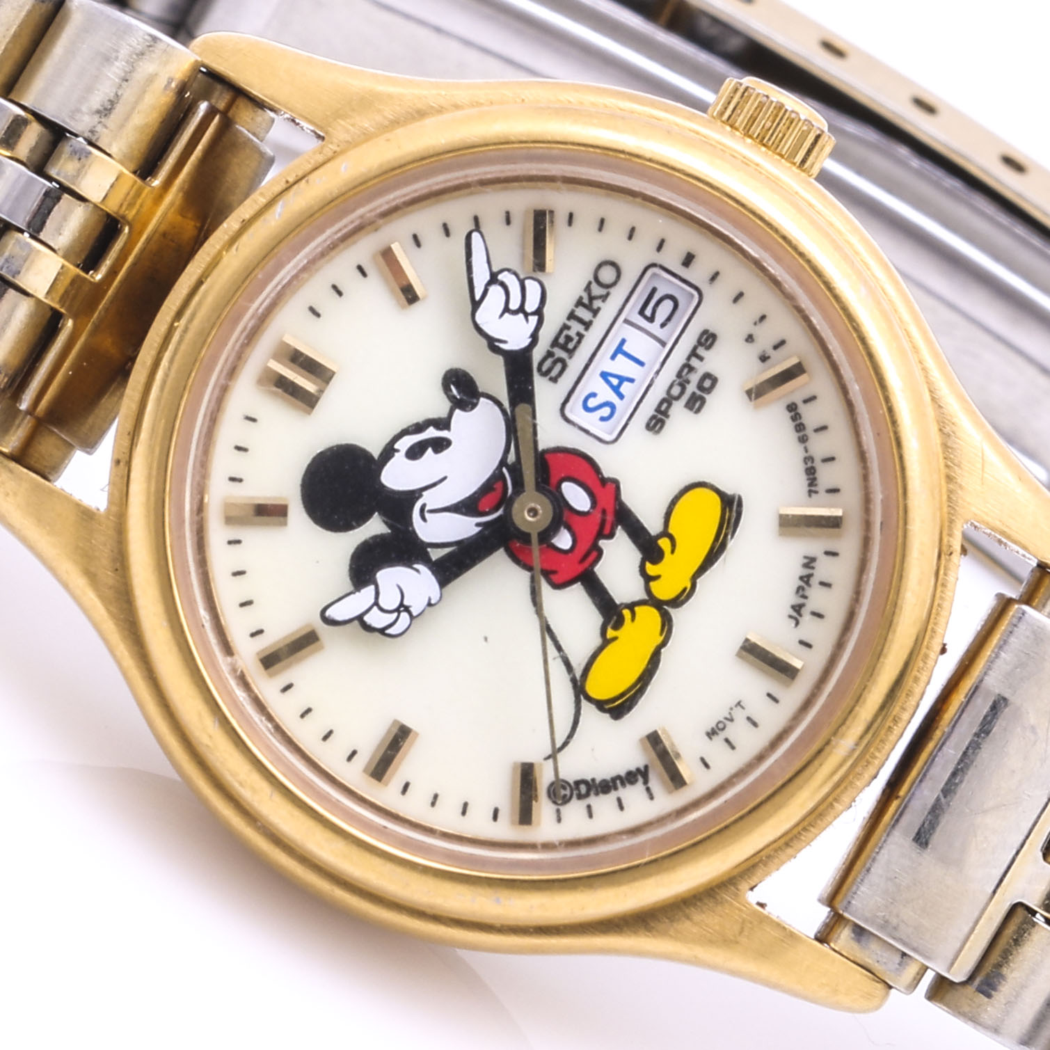 Assortment of Mickey Mouse Wrist Watches from Disney, Seiko and Bradley